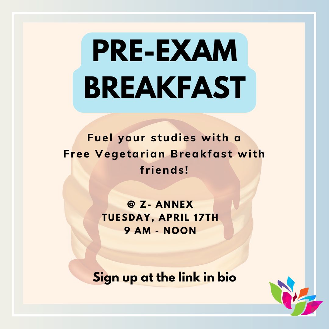 FREE pre-exam breakfast
